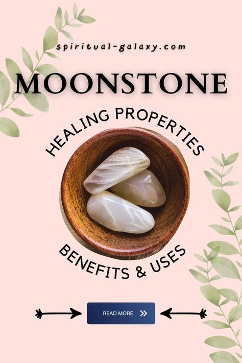 Moonstone Meaning: Healing Properties, Benefits & Uses - Did you know about Moonstone? Here's a complete and detailed guide about this stone's healing properties and benefits and how it can help you! Continue reading to learn more now! #healingcrystals #moonstone #manifestationcrystals #manifestations #spirituality Moonstone Meaning Crystal Healing, Moon Stone Crystal, Moon Stone Meaning, Healing Stones Meanings, Moonstone Meaning, Moonstone Healing Properties, Moonstone Properties, Moonstone Benefits, Crystals Meanings