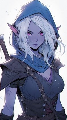 Rare Features, Dark Elves, Dark Elf, Dnd Characters, Character Ideas, Character Concept, Dungeons And Dragons, Anime Character, Character Inspiration