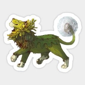 Dandy Lion Tattoos Dandelion Art, Dandy Lion Tattoo, Lion Dandelion, Dandelion Sticker, Dandelion Tattoo Design, Dandy Lion, Funny Lion, Dandelion Art, Dandelion Tattoo