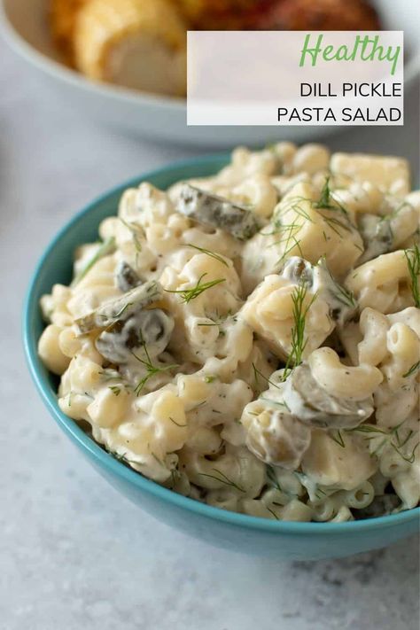 Pasta Salad Dill, Pickle Pasta Salad Recipe, Pickle Pasta Salad, Ham And Cheese Pasta, Pickle Pasta, Dill Pickle Pasta Salad, Homemade Pickles Dill, Cauliflower Potatoes Salad, Venison Steak