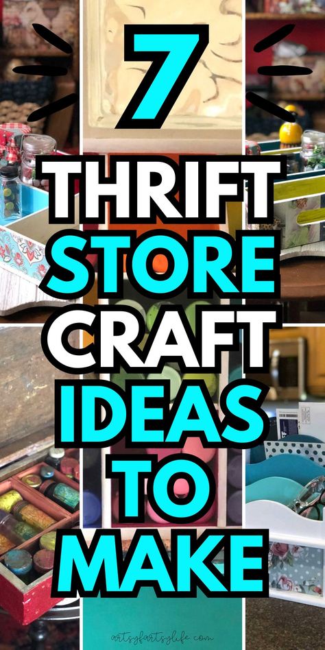 A New Lease on Life: Thrift Store Finds Reimagined Repurposed Thrift Store Finds, Trash To Treasure Ideas Thrift Store Finds, Western Crafts To Sell, Thrift Flip Aesthetic, Thrift Store Gift Ideas, Things You Need To Buy, Thrift Finds Decor, Organize Pot Lids, Thrift Crafts