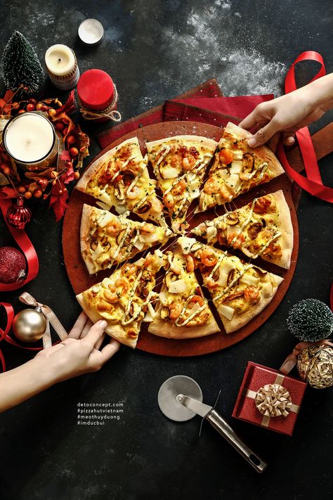 food — Duc Bui - Food Photographer & Blogger Pizza Menu Design, Baking Bad, Creative Pizza, Delicious Pizza Recipes, Calzone Pizza, Pizza Style, New Pizza, Pizza Design, Pizza Flavors