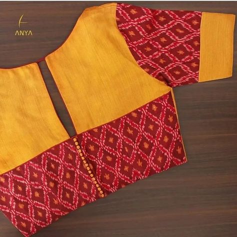 Cotton Blouse Designs Latest Simple, Blouse Designs Latest Simple, Cotton Blouse Designs Latest, Ikat Blouse Designs, Brocade Blouse Designs, Patch Work Blouse Designs, Cotton Saree Blouse Designs, Cotton Blouse Design, New Saree Blouse Designs