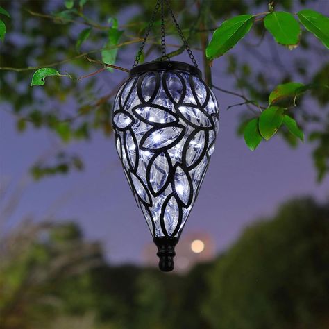 Amazon.com: SUNNYPARK Outdoor Plastic Solar Hanging Lantern, 15 Cool White LEDs Twinkle Effect Tear-Shaped Hanging Lantern Decor Garden Decorative Solar Lights for Backyard, Patio and Lawn : Tools & Home Improvement Hanging Lantern Decor, Lights For Backyard, Backyard Solar Lights, Ceiling Lantern, Decorative Solar Lights, Plastic Ceiling, Solar Hanging Lanterns, Hanging Solar Lights, Solar Powered Lanterns