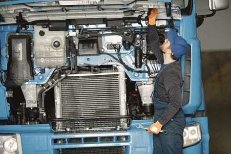 Man with tools for truck. worker in unif... | Free Photo #Freepik #freephoto #people #man #truck #work Man Truck, Truck Mechanic, Truck Repair, Winter Tyres, Automotive Electrical, Tire Repair, Blue Car, Car Mechanic, Semi Truck