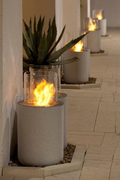 Outdoor Fireplace Decor, Fire Pit Pergola, Modern Outdoor Fireplace, Indoor Fire Pit, Fire Pit Materials, Outdoor Fireplace Designs, Portable Fire Pits, Stone Fire Pit, Fire Pit Designs