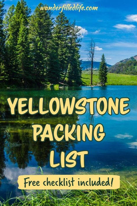 Yellowstone Hiking Gear, Yellowstone Packing List, Packing List Spring, Yellowstone Vacation, Yellowstone Trip, Visit Yellowstone, Yellowstone Park, Hiking Pack, Packing Lists