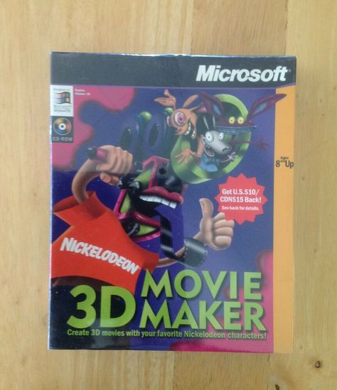 Retro Game Ren and Stimpy Nickelodeon 3D Movie Maker Factory Sealed CD-Rom 1996 Mega Drive Games, Ren And Stimpy, Rocko's Modern Life, 3d Movie, Movie Maker, Sega Mega Drive, Real Monsters, Windows 95, Sega Games