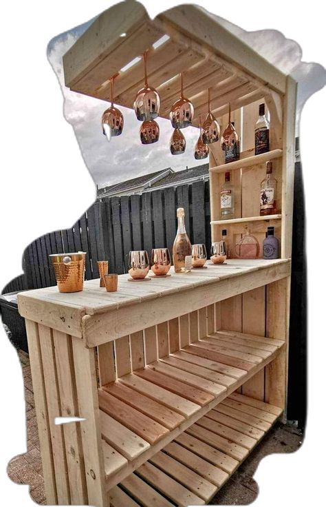 #deckrailingideas #deckdesign #exteriordecor #outdoorliving #homedecor #railingdesign #backyardinspiration #landscapedesign #diyhome #spicedecor Small Outdoor Bar Ideas, Small Outdoor Bar, Bar Ideas Diy, Wallpaper Design Interior, Outdoor Bar Ideas, Wine Cork Crafts Christmas, Wood Sauna, Cork Crafts Christmas, Deck Railing Ideas