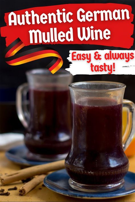 Mulled Wine Recipe Crockpot, Homemade Mulling Spice Recipe, German Mulled Wine Recipe, Wassail Recipe Crockpot, Winterwonder Land, Spiced Wine Recipe, Red Sangria Recipes, Vegetarian Party Food, Mulled Wine Recipe