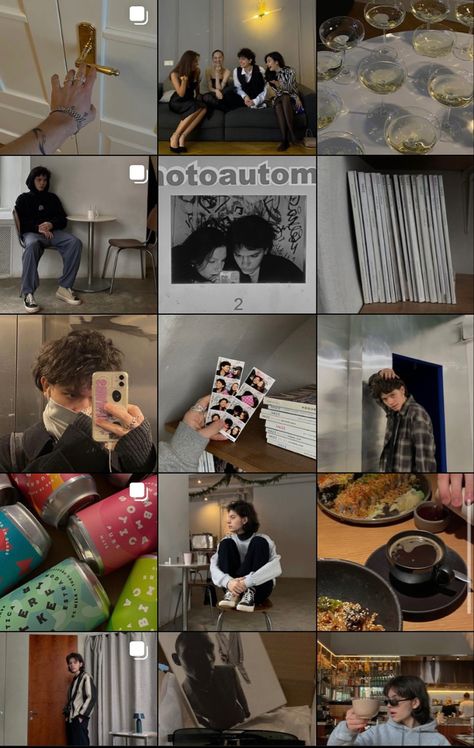 Ig Mood Board, Artsy Instagram Feed, Insta Feed Ideas, Instagram Feed Tips, French Girl Aesthetic, Instagram Feed Planner, Instagram Pattern, Instagram Feed Layout, Artsy Photography