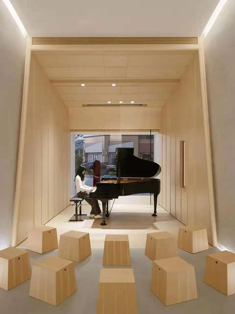 Cinema Room Design, Dance Studio Design, Neural Pathways, Corporate Interior Design, Multipurpose Hall, Concept Models Architecture, Piano Studio, Music Studio Room, School Interior