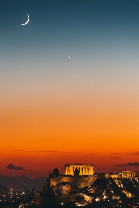 A Sunset Orange Sky In Athens Greece On Saturday Evening 30 November 2019 Sunset Gif, Car Nature, Sunset Tumblr, Colorful Sunsets, Sunset Captions, Sunset Road, Sunset Tattoos, Blue Sunset, Sunset Silhouette