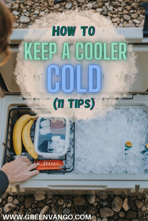 Camping Ice Chest Hacks, Cooler Food Ideas Camping, Cooler Packing Tips, Cooler Friendly Food, Keep Cooler Cold Longer, Ice Cooler Ideas, Camping Cooler Hacks, Cooler Food Ideas Road Trips, Boat Day Food Ideas