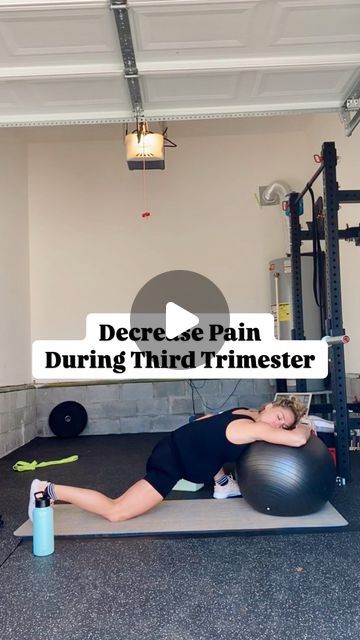 Macy Pruett | Pregnancy & Postpartum Trainer on Instagram: "That third trimester gets real uncomfy - your body is stretched, tight, swollen, and just tired 😮‍💨

There are ways to decrease some of those aches and pains that come with the final weeks, though! Mobility will be your best friend 🤝🏼 

Focus on releasing areas of tension like upper back and hips with pelvic floor relaxation (opening up all levels of the pelvis), hip and thoracic mobility, internal rotation, and asymmetrical movements. These are some of my faves during the third trimester!

They’re also great for birth prep! Tag a mama friend in her third trimester that you know could use this🤰😘

#birthpreparation #morewithfittestcore #trainingformotherhood #thirdtrimester #pregnancyfitness #pregnancyworkout #birthprep" Third Trimester Ball Stretches, 3rd Trimester Stretches, Pregnancy Stretches Third Trimester, Third Trimester Stretches, Thoracic Mobility, Rib Pain, Pregnancy Stretches, Birth Prep, Birth Preparation