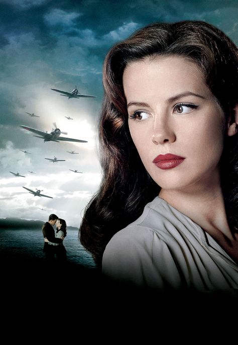 Tɦɛ ᗰíɭíтɑɾу ᗯíʄɛ❥ Pearl Harbour Movie, Pearl Harbor Movie, Long Hair Waves, Michael Bay, Movie Actress, 3d Studio, Pearl Harbor, Kate Beckinsale, Ben Affleck