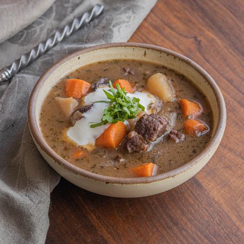 Easy Lamb Neck Stew (Or Goat) Lamb Neck Recipes, Goat Recipes, Classic Beef Stew, Foraged Food, Goat Meat, Carrots And Potatoes, Stew Meat, James Beard, Lamb Recipes