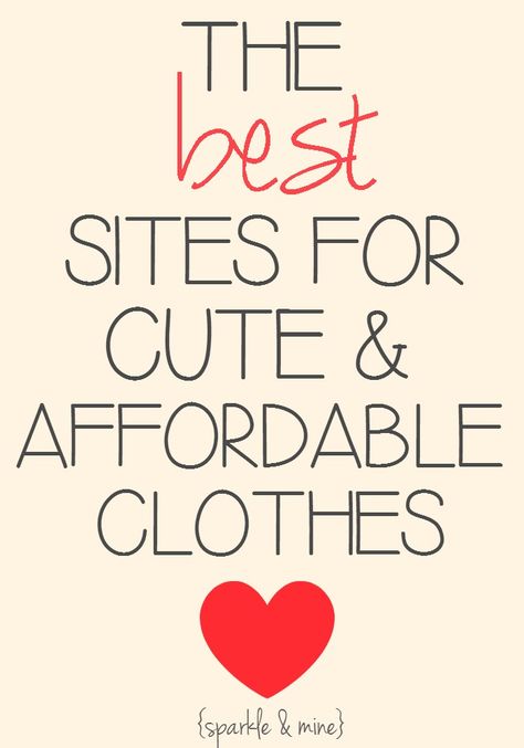 The BEST sites for super cheap trendy clothes! Some more well-known stores like Forever 21, but also a lot of online stores I had never heard of until now. Good pin! What To Wear To A Cookout Summer, Clothes Sites, Cheap Trendy Clothes, Glam Punk, Inexpensive Clothes, Clothing Sites, Va Va Voom, Shopping Tips, Trendy Clothes