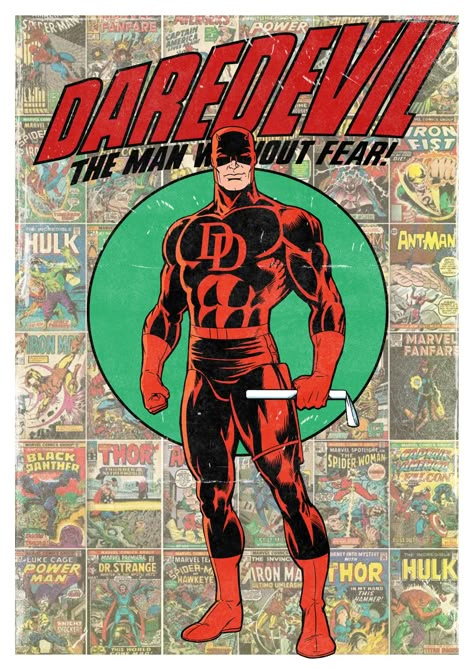 The Man Without Fear, Luke Cage Marvel, Daredevil Comic, Marvel Cards, Marvel Heroines, Marvel Comics Covers, Comic Book Collection, Matt Murdock, Marvel Action Figures