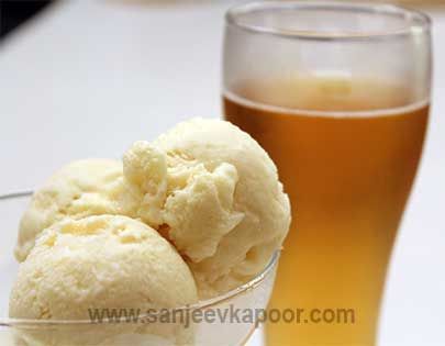 Beer Ice Cream Recipe, Beer Ice Cream, Diy Beer, Sanjeev Kapoor, Ninja Creami, Wheat Beer, Vegetarian Recipe, Master Chef, How To Make Beer