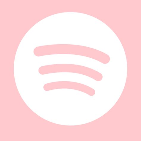 Pink spotify logo icon for phone Phone Pink Wallpaper, Spotify Icon Aesthetic, Pink Spotify Icon, Photo Pink Icon, Icons For Apps Pink, Aesthetic Icons For Apps Pink Phone, Apps Kawaii, Pink Spotify, Aesthetic Icons For Apps