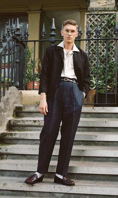 Vintage Italian Mens Fashion, 50s Style Men, Italian Aesthetic Fashion, 60s Mens Fashion, Professor Aesthetic, Italian Fashion Summer, Aesthetic Fashion Men, Billionaire Club, Italian Mens Fashion