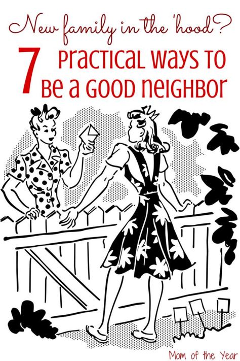 New to the neighborhood? Looking to make friends with a family who just moved in? Or maybe just be good neighbors and be friendly with the family next-door. Here are 7 easy, practical tips to be welcoming and friendly to your neighbors! Time to say hello! Neighbor Sayings Friends, Introducing Yourself To New Neighbors, New To The Neighborhood Introduction, Neighbor Sayings, Won’t You Be My Neighbor, Christian Hospitality, New Neighbor Gifts, Neighborhood Watch, Love Thy Neighbor