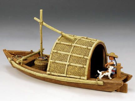 Sampan Boat, Chinese Boat, Old Hong Kong, Wooden Model Boats, Boat Crafts, Toy Boats, Wooden Boat Building, Toy Boat, Bamboo Art