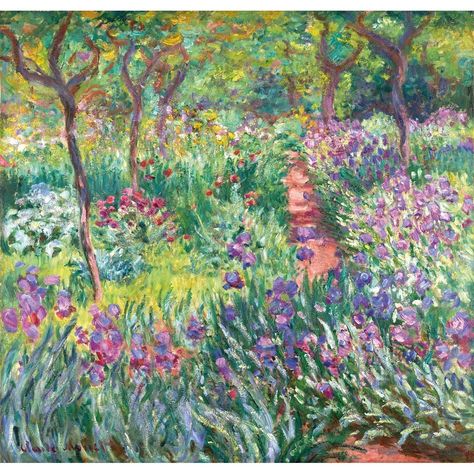 Le Jardin De L'artiste À Giverny De Claude Monet - Puzzle 900 Pièces.ce Puzzle En Bois Issu De Forêts Gérées Durablement Est Fabriqué À La Main En France Par La Maison Michèle Wilson, Livré Dans Une Jolie Boîte Cartonnée. Chaque Puzzle Michèle Wilson Est Unique Et Résulte Du Savoir-faire Et De L'imagination De L'artisan. Ils Sont Créés Par L'homme Plutôt Que Par La Machine. Claude Monet S'installe Avec Sa Famille À Giverny En 1883. Il Y Vivera Quarante Trois Ans Jusqu'à Sa Mort En 1926. Son Jard Monet Iris, Giverny Monet, Monet Poster, Claude Monet Paintings, Claude Monet Art, Arte Peculiar, Monet Art, Monet Paintings, Iris Garden