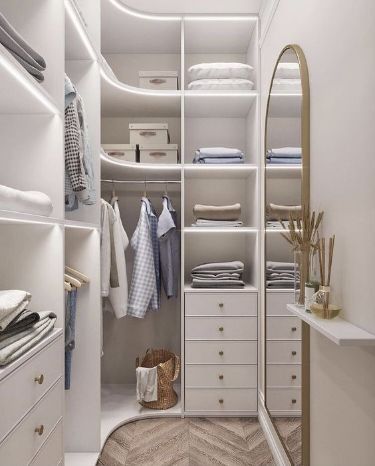 Narrow Closet Design, Dressing Room Closet, Dream Closet Design, Walk In Closet Design, Closet Design Layout, Luxury Closets Design, Closet Renovation, Wardrobe Interior Design, Closet Layout