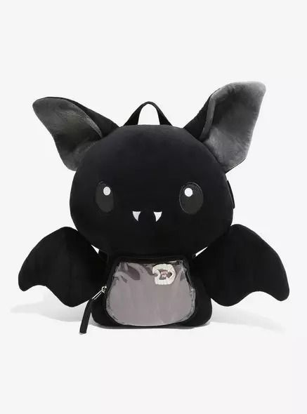 Vampire Bat Plush Pin Collector Mini Backpack, Goth Staples, Fun Beauty Products, Bat Plush, Exploding Kittens, Vampire Bat, Halloween Store, Plush Backpack, Felix The Cats, Diy Clothing