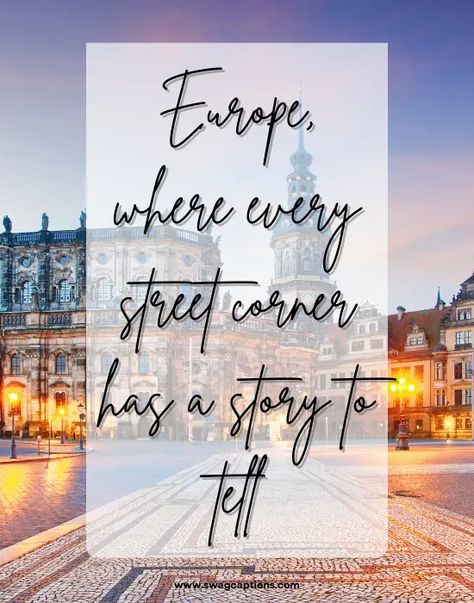 European Summer Quotes, European Quotes, Austria Quotes, Greek Words And Meanings, Europe Quotes, Europe Travel Quotes, Words And Meanings, Croatia Split, Summer Captions