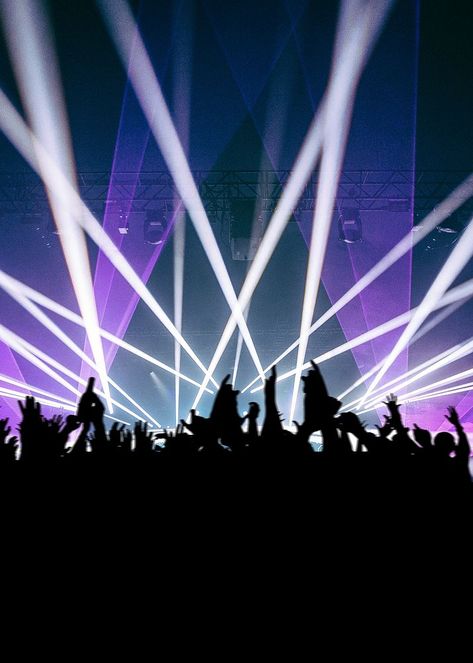 EDM concert crowd background | premium image by rawpixel.com / ploypalyn Crowd Background, Concert Background, Edm Concert, Concert Crowd, Stage Set Design, Festival Concert, Edm Festival, Stage Set, Cheer Up