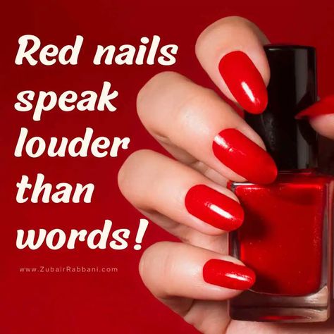 Red Nail Captions For Instagram With Images Red Nails Caption, Nail Captions, Nail Quotes, Done Quotes, Red Nail, Captions For Instagram, Nail Paint, Perfect Nails, Instagram Captions