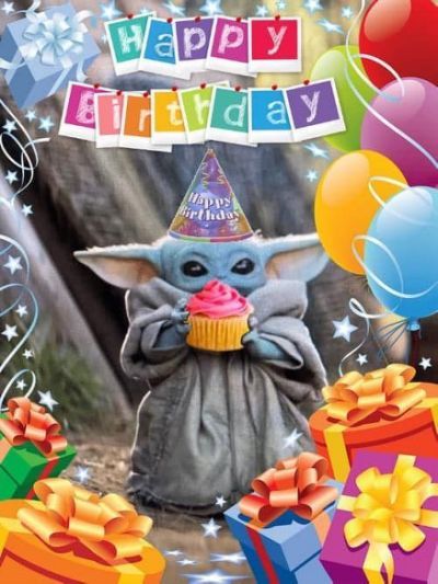 baby yoda birthday sayings - Yahoo Search Results Yoda Happy Birthday, Star Wars Happy Birthday, Funny Happy Birthday Meme, Funny Happy Birthday Wishes, Happy Birthday Wallpaper, Happy Birthday Baby, Birthday Wallpaper, Happy Birthday Meme, Happy Birthday Funny