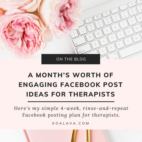 Therapist Post Ideas, Therapist Instagram Ideas, Therapist Blog Ideas, Process Group Therapy Topics, Therapy Social Media Posts, New Therapist Tips, Social Media Content Calendar For Therapist, Social Media Psychology, Facebook Post Ideas