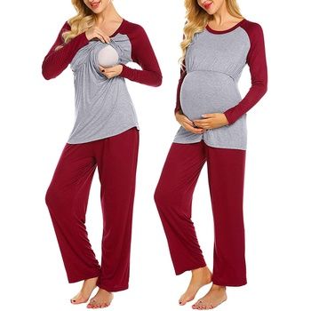 Maternity Pajama Set, Nursing Pajama Set, Maternity Lounge Wear, Maternity Nursing Pajamas, Nursing Pajamas, Maternity Pajamas, Pyjama Sets, Nursing Clothes, Womens Maternity