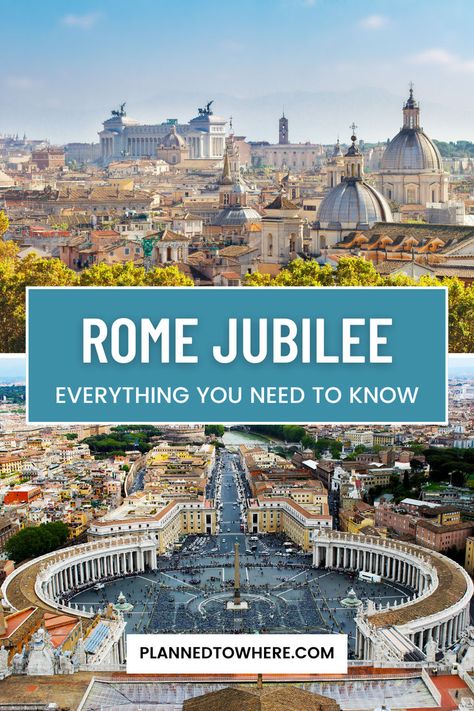 ~What is Rome Jubilee and how will it impact your trip to Italy in 2025~ Rome Jubilee is celebrated every 25 years. If you are experiencing Rome and Vatican City during Jubilee, you're in for a unique treat and will find the city at its most pristine beauty. Rome Jubilee is definitely worth the visit in 2025, but with an anticipated 20 million additional visitors, planning ahead is crucial! Find out where to stay, when to visit, and how to book your tours and main attractions well in advance. Rome In August, Rome In November, Non Touristy Things To Do In Rome, Where To Stay In Rome, Italy Places To Visit, Italy Places, Visiting The Vatican, Rome Vacation, The Colleseum Rome