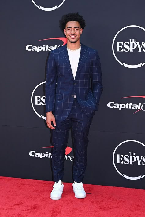 Bryce Young at The 2024 ESPY Awards held at the Dolby Theatre on July 11, 2024 in Los Angeles, California. Red Carpet Shoes, 2024 Shoes, Coco Gauff, Dolby Theatre, Espy Awards, Celebrity Shoes, Red Carpet Photos, Fashion Newsletter, Caitlin Clark