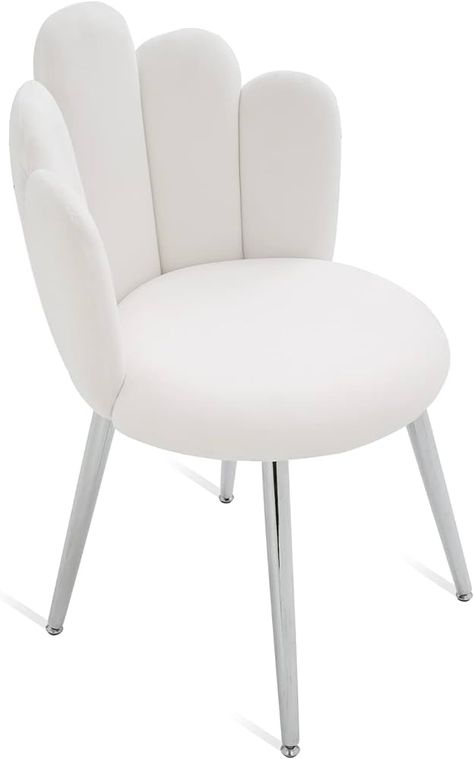 Amazon.com: BOWTHY Vanity Chair for Makeup Room - Midcentury Modern Accent Velvet Chair with Back Support, Gold Legs for Living Room Bedroom, (Pink) : Home & Kitchen Pink Vanity Chair, Pink Vanity, Bedroom Pink, Chair For Living Room, Vanity Room, Vanity Chair, Modern Accent Chair, Gold Legs, White Chair