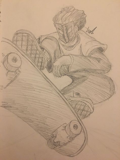 #skate #skateboard #art #pencil #pencilart #mask #skater Simple Skateboard Drawing, Skaters Drawing, Skate Sketch, Skater Drawing, Skate Drawing, Skateboard Drawing, Skater Art, Boy Sketch, Window Drawing