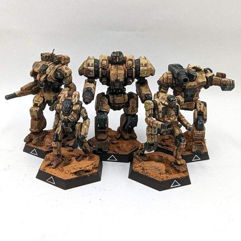 Battletech Mechs, Battletech Art, Battletech Miniatures, Battle Tech, Necromunda Gangs, Miniature Diorama, Lego Army, Warhammer Paint, 28mm Miniatures