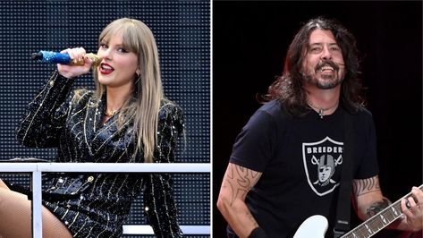 Taylor Swift Seemingly Responds To Dave Grohl's Shady Live Performance Diss | iHeart Rivers Cuomo, Live Rock, Wembley Stadium, Entertainment Tonight, Dave Grohl, Weezer, Live Performance, Him Band, Foo Fighters