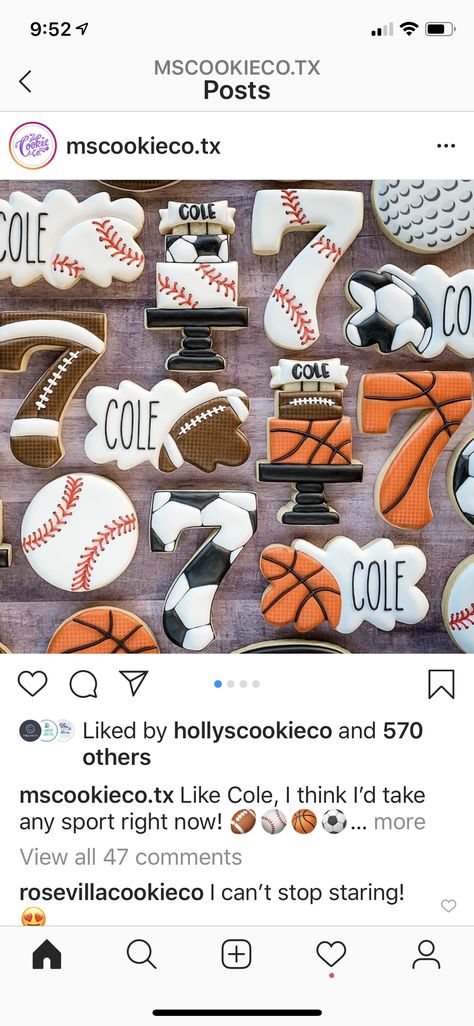 Football Sugar Cookies Royal Icing, Meatball Cookies, Softball Cookies, Football Sugar Cookies, Soccer Cookies, Basketball Cookies, Baseball Cookies, Football Cookies, Royal Iced Cookies