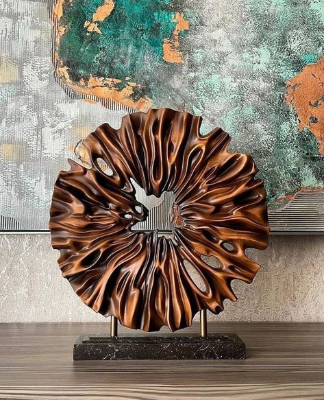 100% natural wooden decor. Abstract Wood Carving, Unusual Wall Art, Tre Kunst, Wood Carving Art Sculpture, Wall Art Cool, Wood Sculpture Art, Expensive Art, Carved Wood Wall Art, Driftwood Sculpture