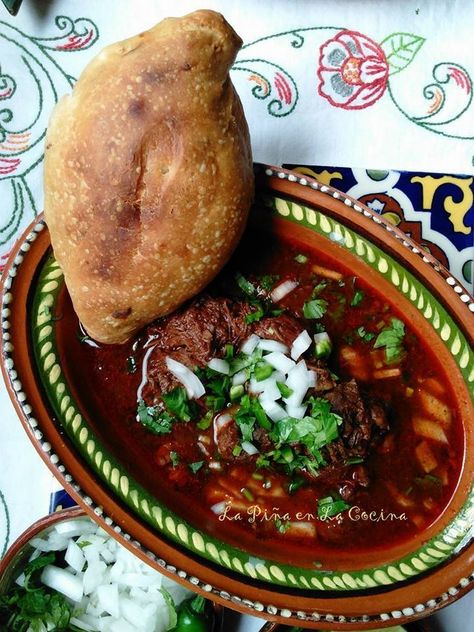 Birria de Res(Birria Style Beef Cheek) Beef Bouillon Powder, Beef Birria Recipe, Guatemalan Food, Spicy Stew, Cilantro Rice, Beef Cheeks, Aol Mail, Goat Meat, Meat Dinners