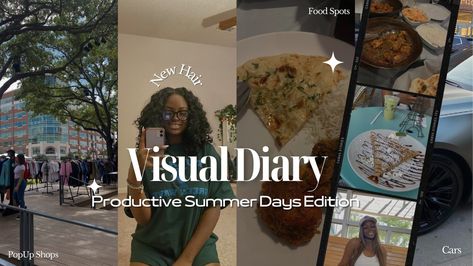 Visual Diary Youtube, Banner Ideas Youtube, Productive Summer, Small Youtuber, Youtube Thumbnail Ideas, Thumbnail Ideas, Wig Install, Pinterest Life, Banner Ideas