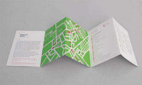 Brompton Design District Booklet and Map on Behance Hotel Map Design, Map Brochures, Event Brochure, Bel Art, Leaflet Design, London Design Festival, Booklet Design, Design Festival, Brochure Layout