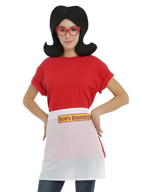 Bob's Burgers Linda Belcher Costume Kit, Linda Belcher Costume, Linda Bobs Burgers, Bobs Burgers Costume, Bob's Burgers Halloween, Dog Costumes Halloween Large, Burger Costume, Linda Belcher, Halloween Outfits For Kids, Foam Wig