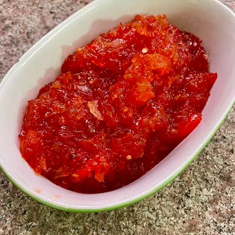 Indian Relish Recipe | Allrecipes Indian Relish Recipe, Relish Recipe, Pepper Relish, Relish Recipes, Pita Chips, Wine Vinegar, Cheese Crackers, Peppers And Onions, Sweet Onion